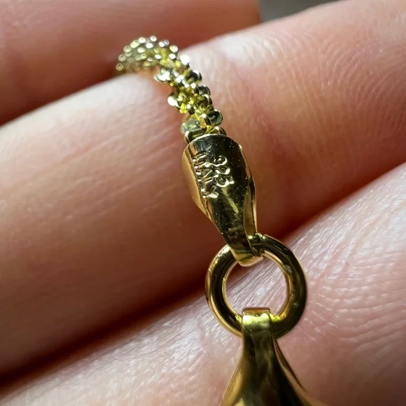 *NWT* Gold Over Sterling Silver .925 Moissanite Cross Pendant - Picture 5 of 5